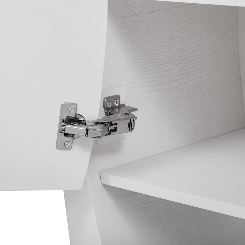 TV Stand Storage Cabinet with Rounded Legs, Simple Coffe e Cabinet Console Cabinet Hallway Cabinet Accent Cabinet