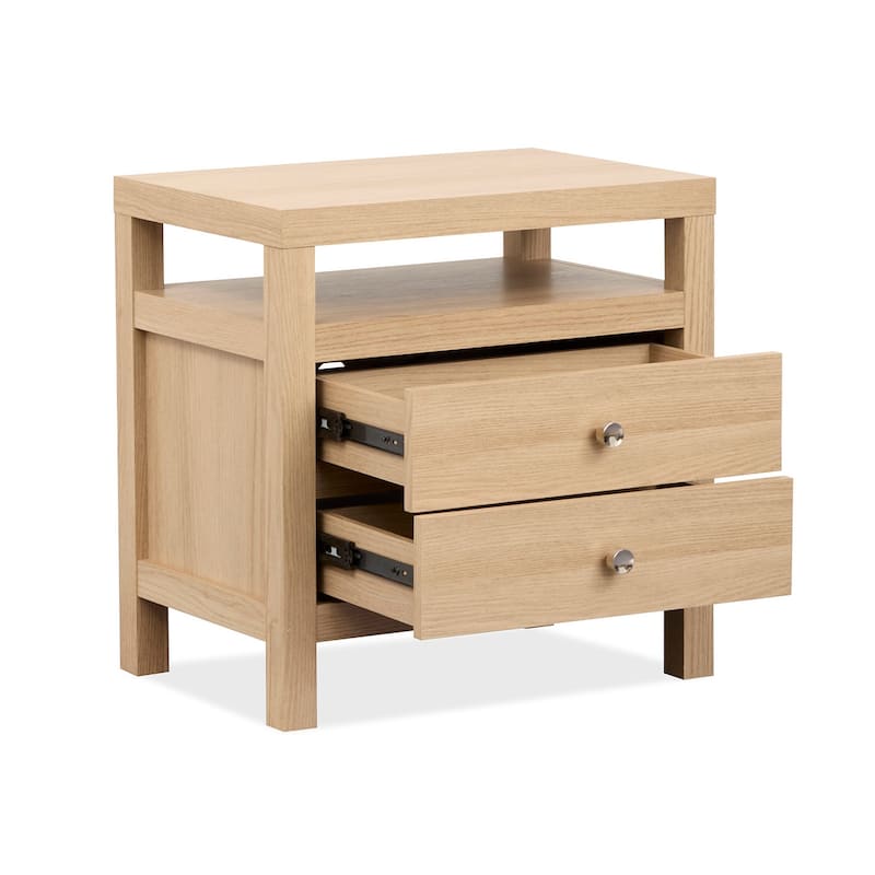 Magnussen Home Merrifield Sandstone Beige Drawer Nightstand