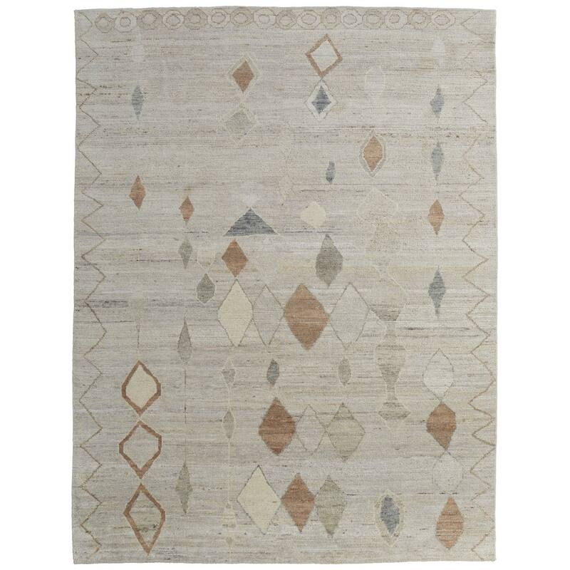 HomeRoots Moroccan Bohemian Rectangle Area Rug