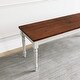 preview thumbnail 6 of 7, Lafayette Medium Brown and White Wood Dining Set