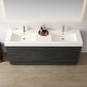 preview thumbnail 9 of 83, Huesca Bath Vanity with Composite Integral Sink Top without Mirror