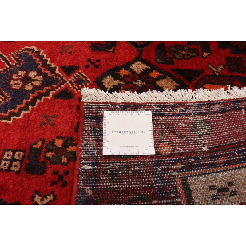 ECARPETGALLERY Hand-knotted Andelz Red Wool Rug - 3'6 x 6'2