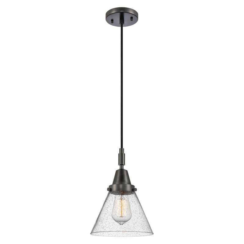 Innovations Lighting 447-1P-G44 Cone 8" Wide Mini Pendant with Clear,