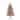 Sleek 5 Foot Gold Slim Christmas Tree with Warm White LED Lights