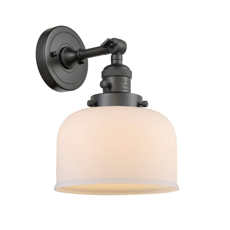 Innovations Lighting Large Bell Single Light 12" Tall Bathroom Sconce