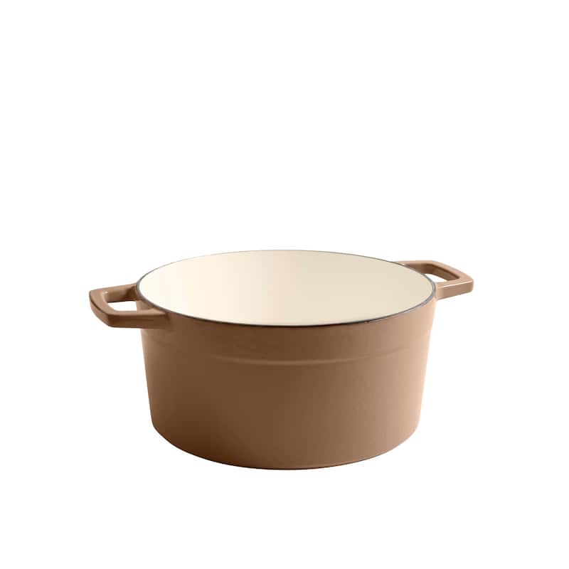 Martha by Martha Stewart 5 QT Enameled Cast Iron Dutch Oven w/Lid - Bay Leaf
