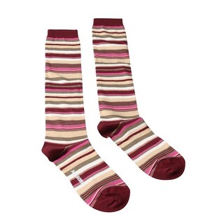 maroon boot socks