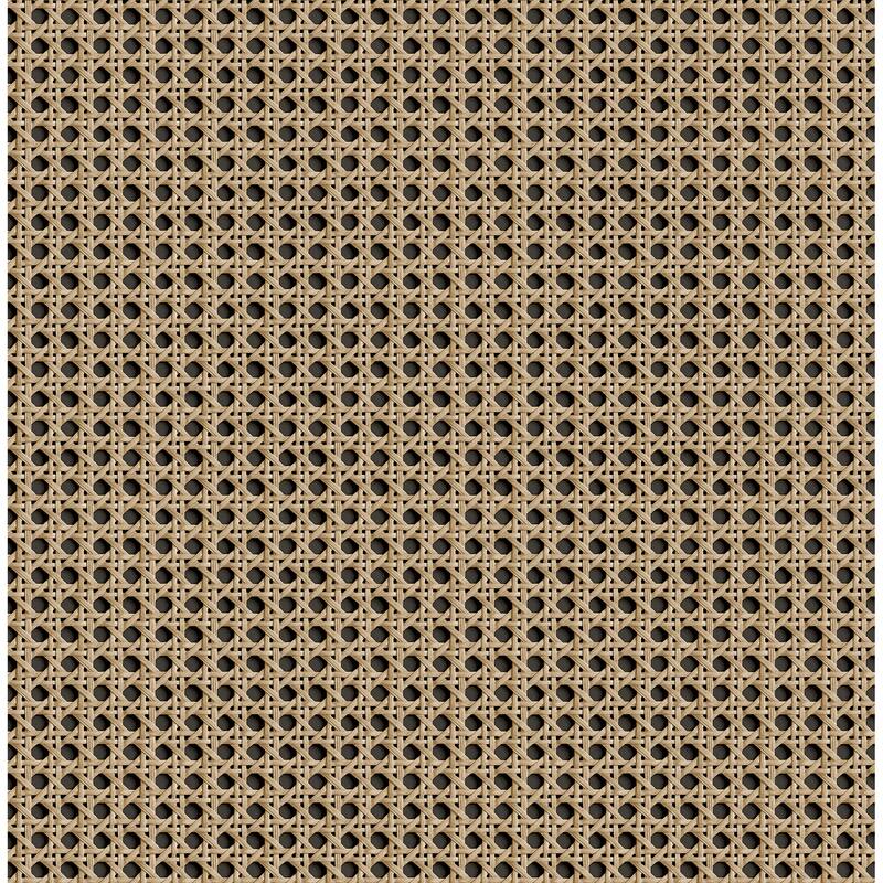 NuWallpaper Honey Rattan Caning Peel & Stick Wallpaper