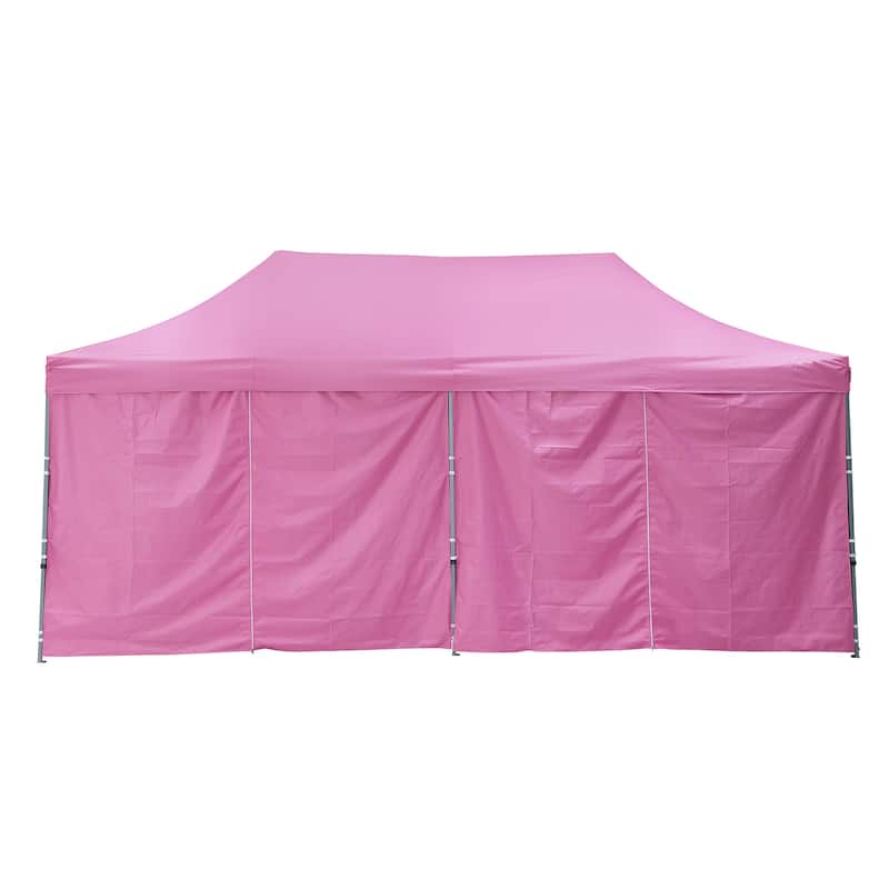 Ainfox 10x20Ft Pop up Canopy Tent Party Heavy Duty Instant Gazebo with 4 Removable Sidewalls