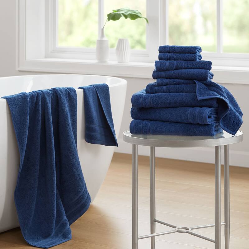 Chelsea Square 400GSM Essential Bundle Quick Dry 100% Cotton 12pc Towel Set
