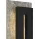 preview thumbnail 2 of 3, Tate Outdoor Wall Lantern - Earth Black