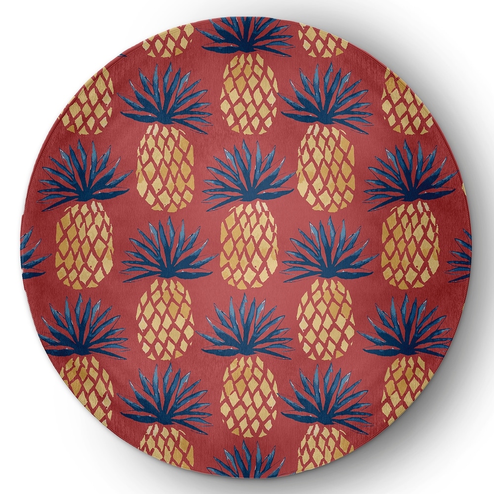 Pineapple Stripes Indoor/Outdoor Rug