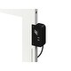 preview thumbnail 5 of 6, Orlando Twin Platform Bed with USB Charging Station in White