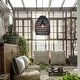 preview thumbnail 14 of 15, 1-Light Outdoor Wicker Rattan Pendant Light