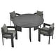 preview thumbnail 6 of 14, Tahoe 5-Piece Outdoor Patio Aluminum Dining Set i