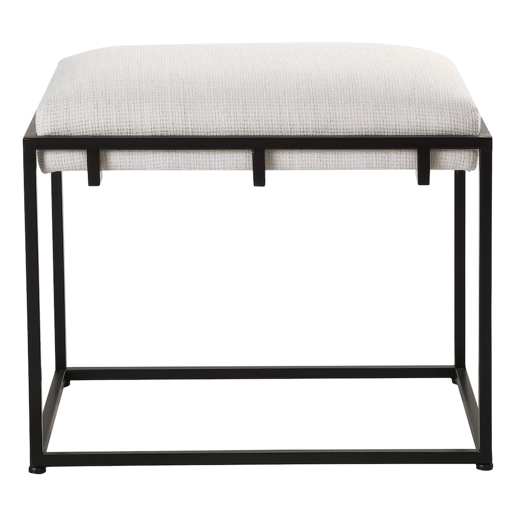 Uttermost 23580 Paradox 23-1/2" Wide Iron Framed Bench