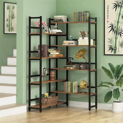 Unique Corner 8-Tier Open Shelf