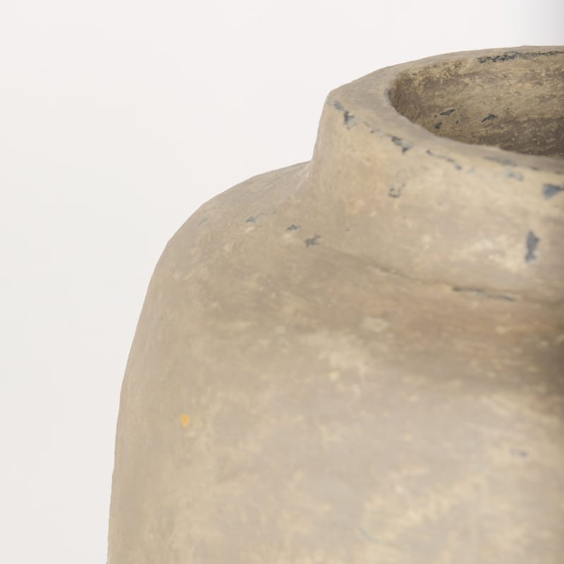 Bala Small Grey Paper Mache Vase