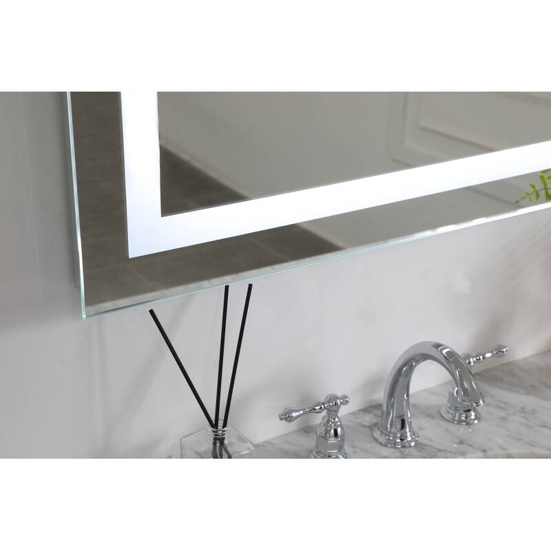 Avalon 36" x 48" Hardwired LED mirror - Silver