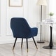 preview thumbnail 5 of 20, Roundhill Furniture Tuchico Contemporary Velvet Upholstered Accent Chair