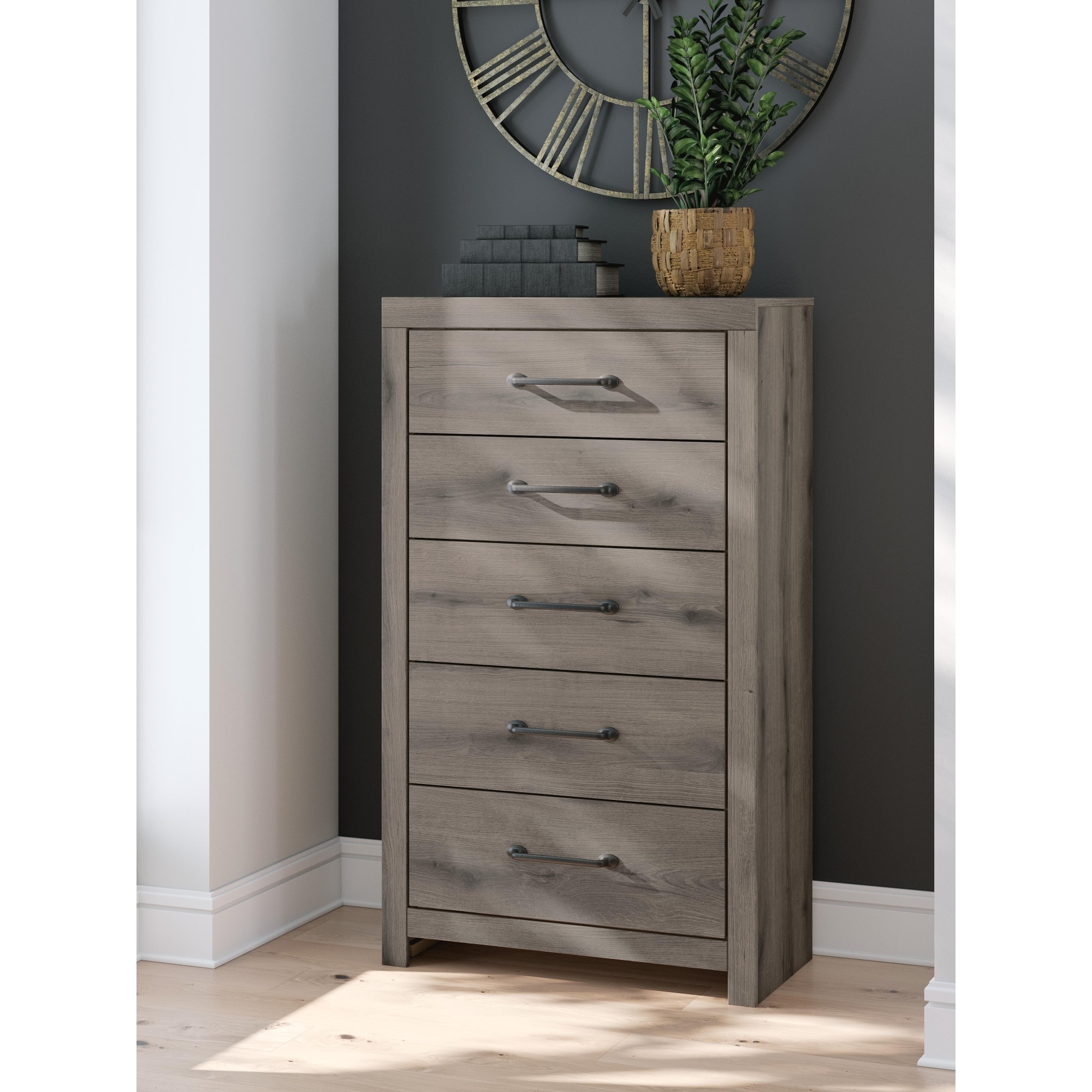 Signature Design by Ashley Fondenlane Gray Chest of Drawers