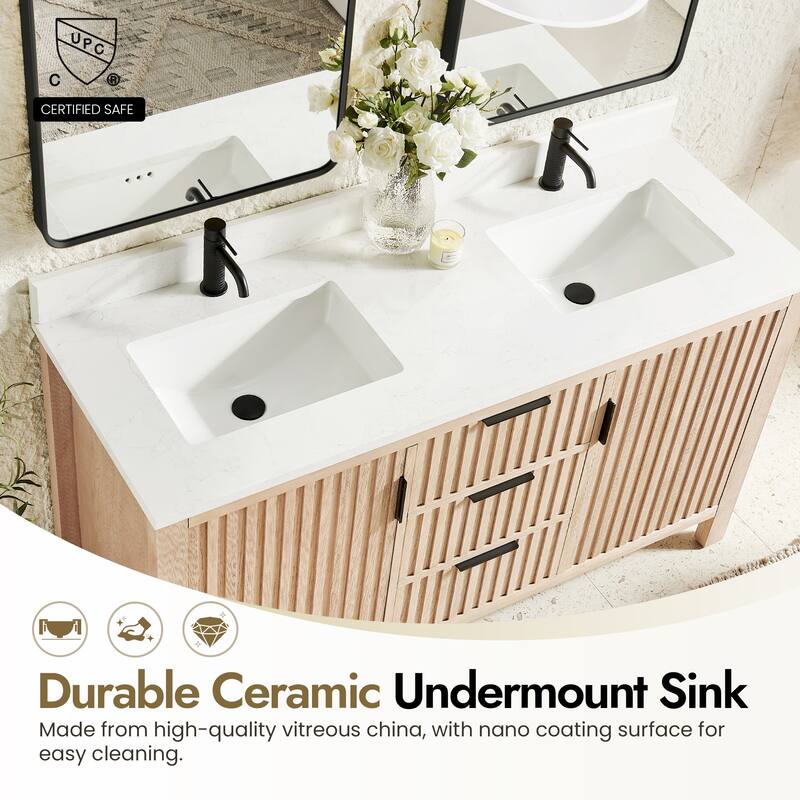 Shenzhen Bath Vanity with Composite Stone Top without Mirror