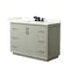 Option Light Green / Giotto Quartz Top / Matte Black
