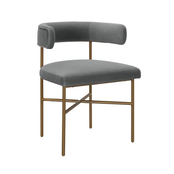slide 2 of 6, Silver Orchid Paola Grey Velvet Chair