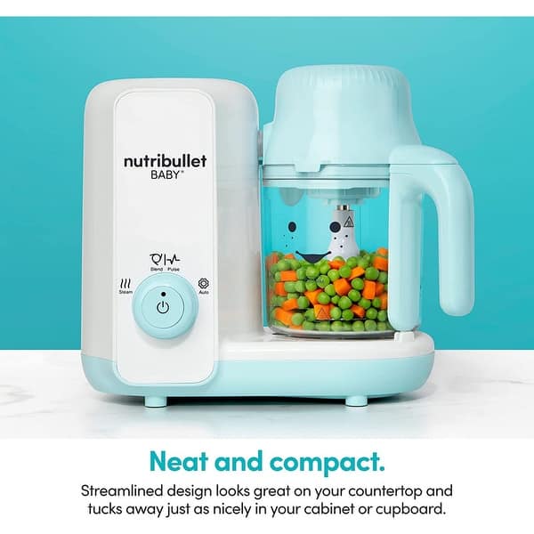 nutribullet Baby NBY50200 Steam + Blend, White/Blue Bed Bath & Beyond