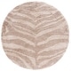 preview thumbnail 21 of 38, SAFAVIEH Portofino Shag Gulin 2-inch Thick Rug 6'7" Round - Ivory/Beige - Round