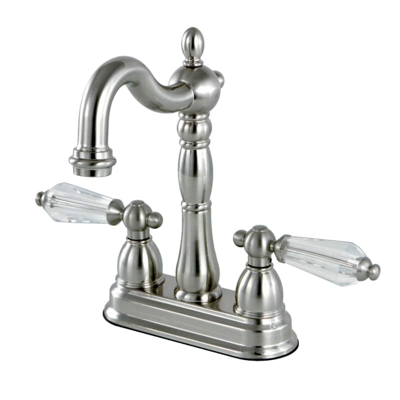 Kingston Brass Wilshire 4-Inch Centerset Bar Faucet - Brushed Nickel