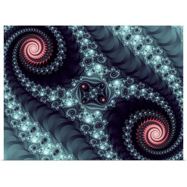 Mandelbrot Fractal Computer Generated Image Derived From A Mandelbrot Set Poster Print Overstock 16442172 I wanted to learn about the mandelbrot set. usd