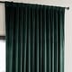 preview thumbnail 11 of 140, Exclusive Fabrics Heritage Plush Velvet Room Darkening Curtain (1 Panel) - Luxurious Single Drapery for Enhanced Room Darkening