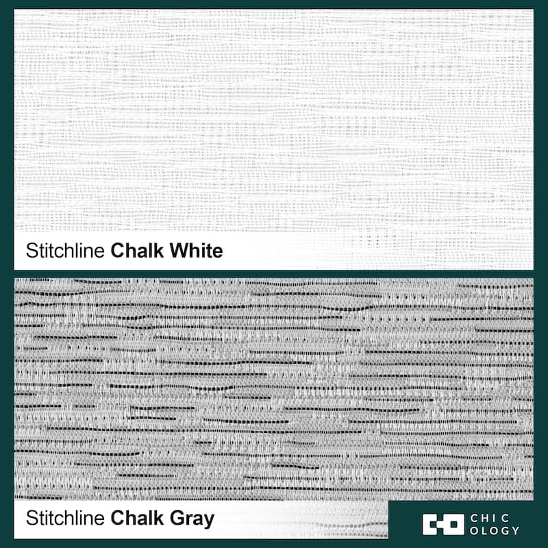 Chicology Calactta Grey Adjustable Cut-to-length Light Filtering Privacy Sliding Panels - Up to 80"W x 96"H
