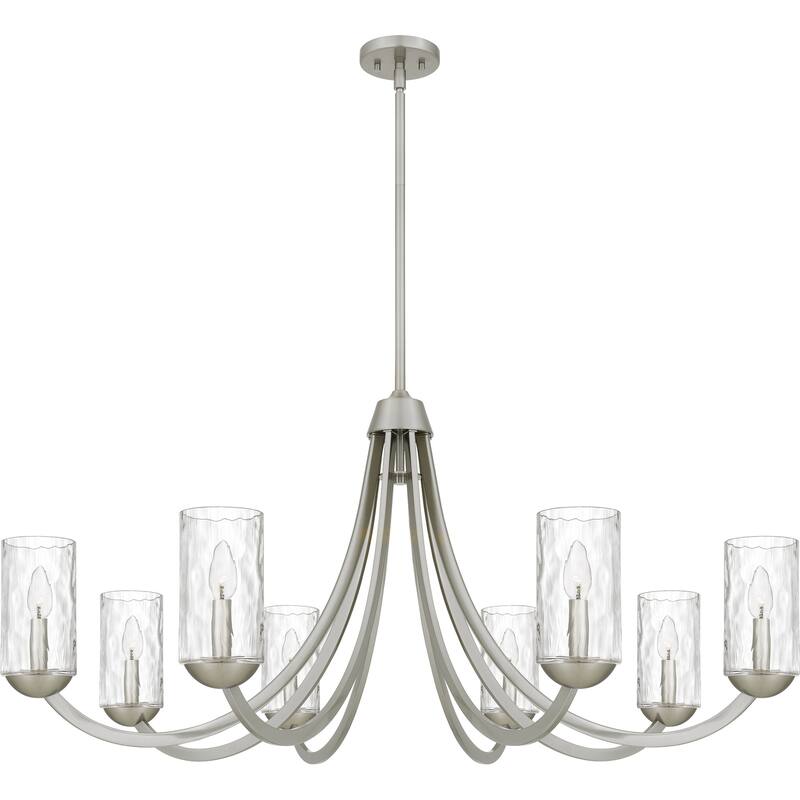 Allard 8-Light Brushed Nickel Chandelier