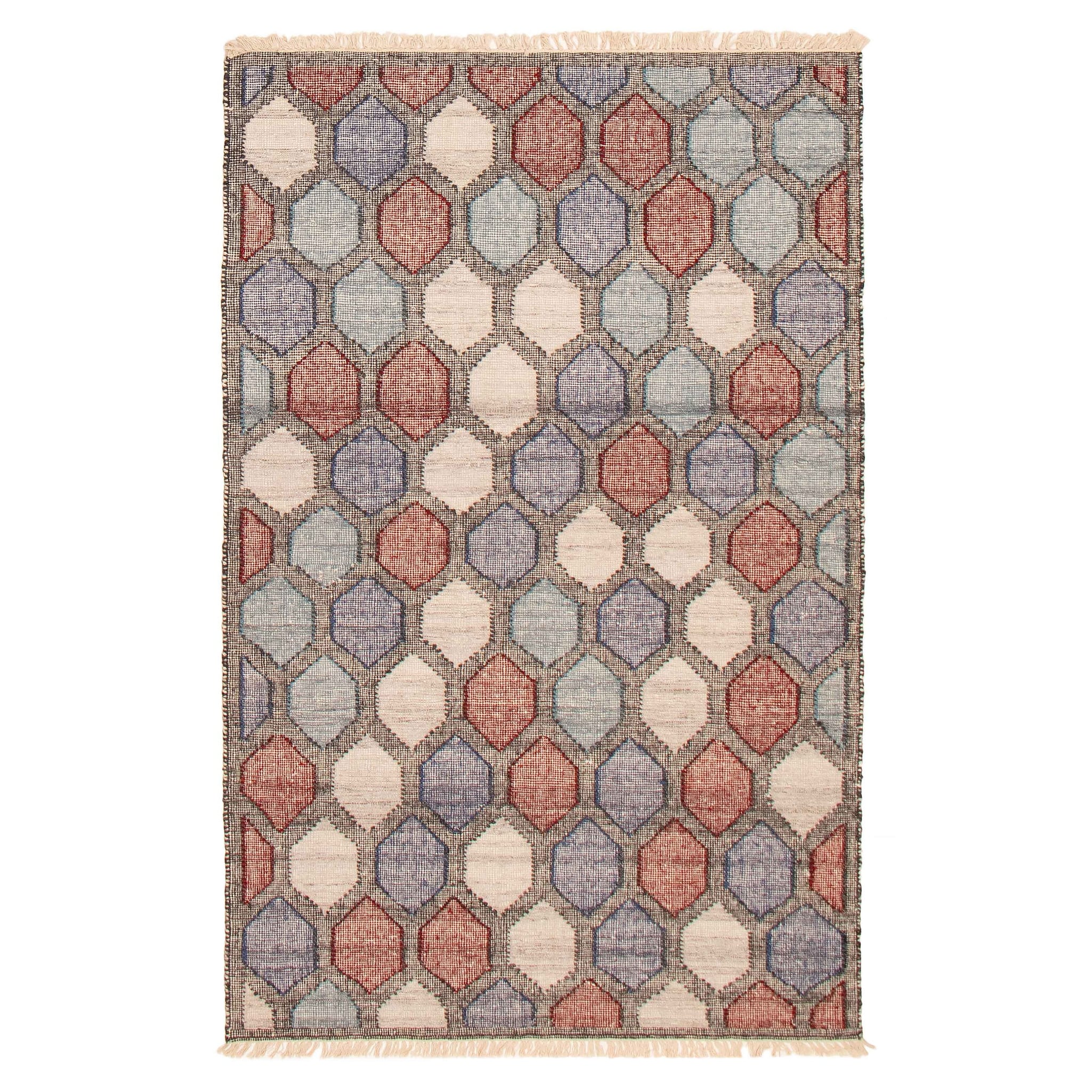 Ankara FW Grey Kilim 5'1" x 8'0" - 5'1 x 8'0