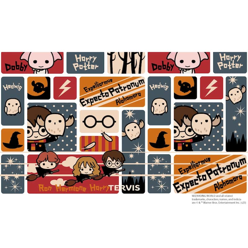 Tervis Traveler Harry Potter Charms Tiles Triple Walled Insulated Travel Tumbler, Stainless Steel