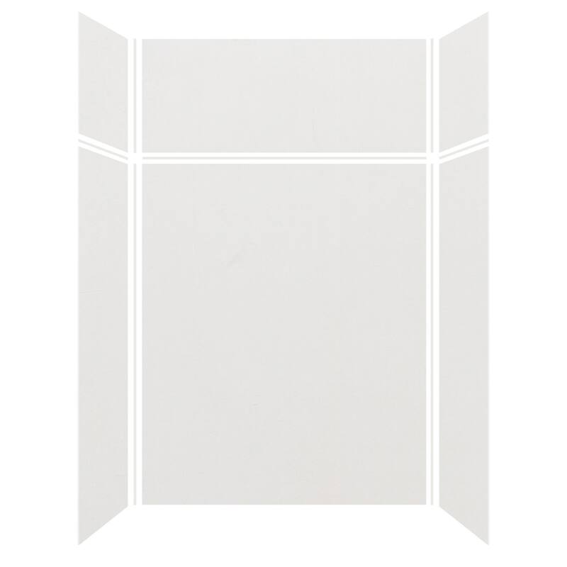 Transolid Expressions 60-in X 32-in X 96-in Glue to Wall Shower Kit - 32" x 60" x 96" - 32" x 60" x 96"