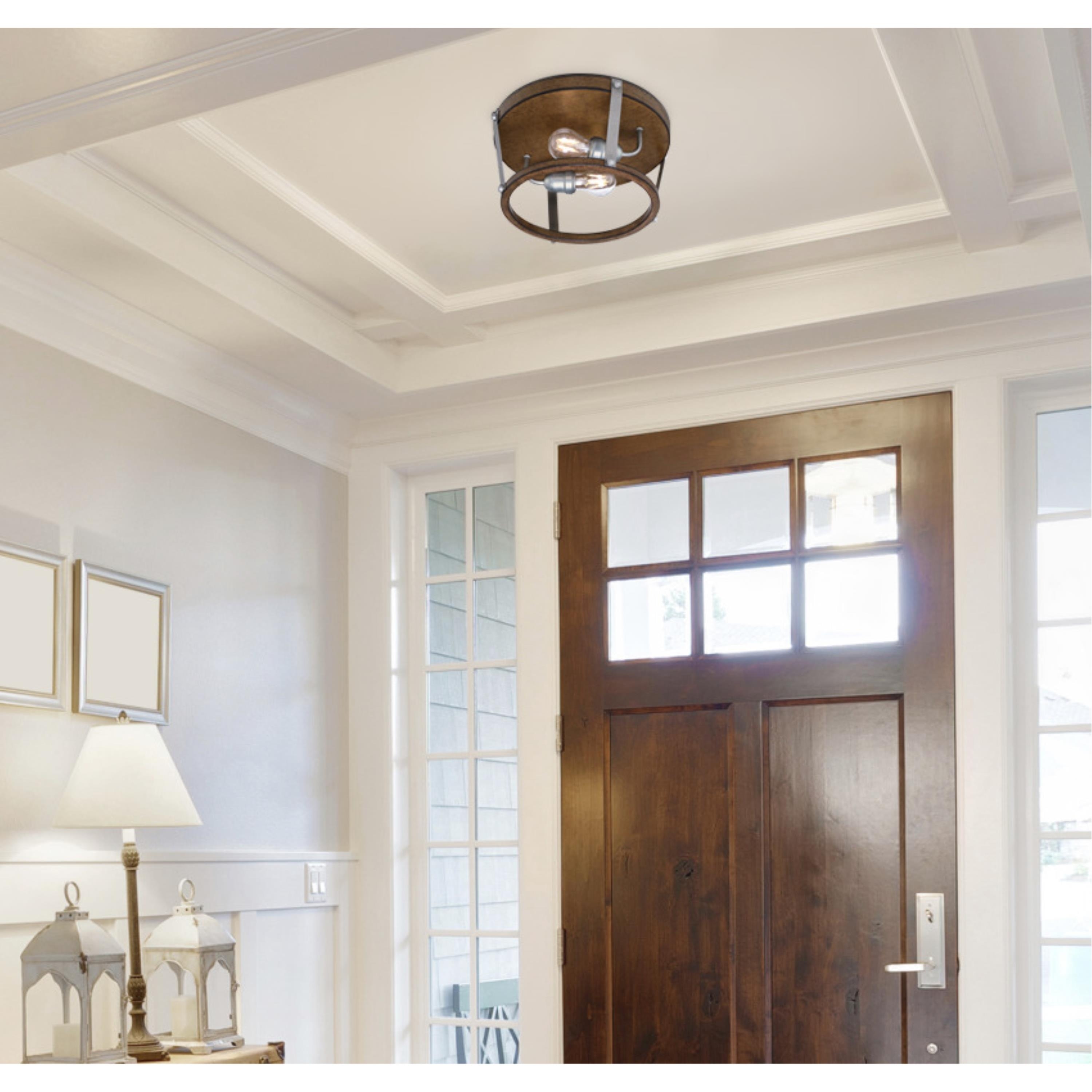 Galvanized flush discount mount ceiling light