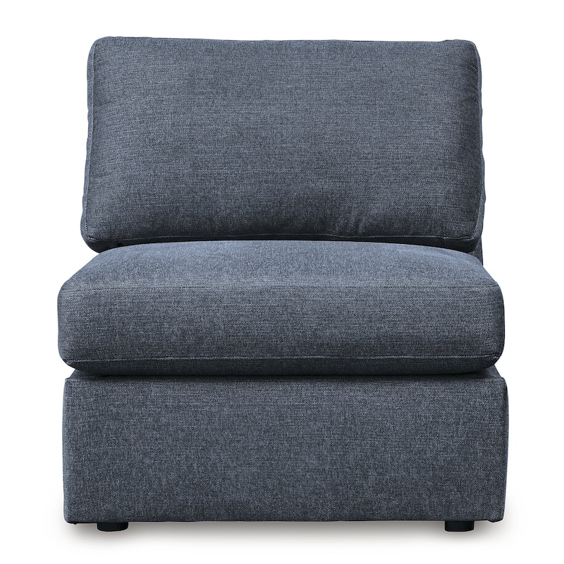 Signature Design by Ashley Modmax Blue 3-Piece Sectional with Chaise - 109" W x 68" D x 36" H