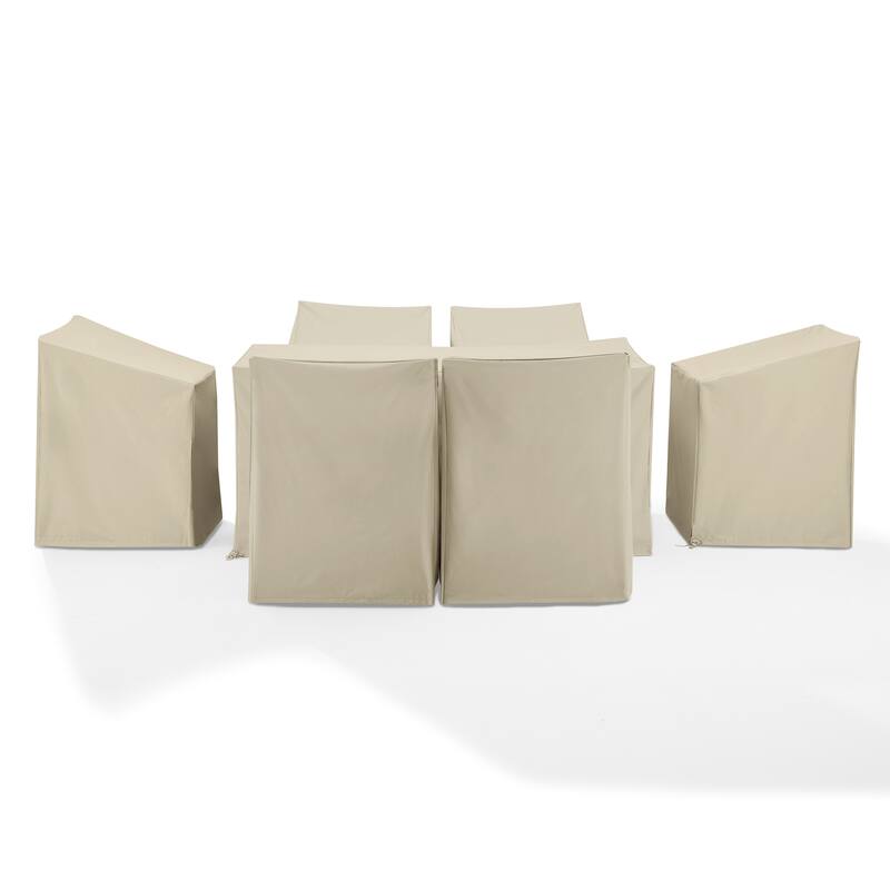 Crosley 7Pc Outdoor Dining Furniture Cover Set