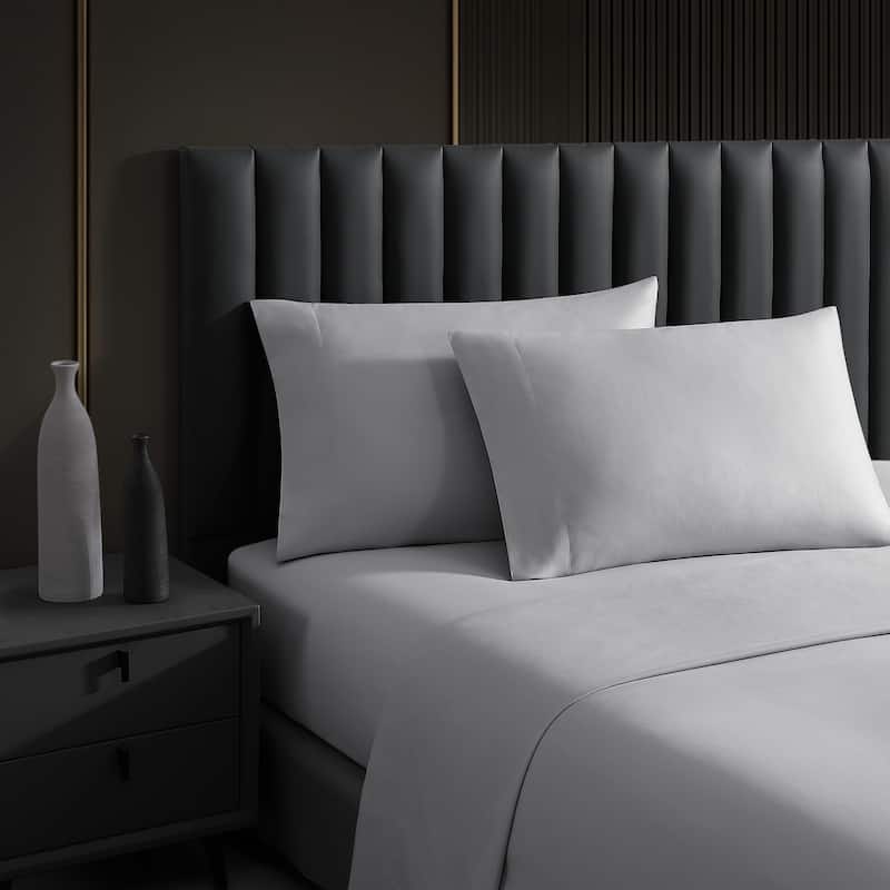 Vera Wang T1000 Sateen Cotton Solid Sheet Set
