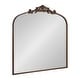 preview thumbnail 91 of 174, Kate and Laurel Arendahl Traditional Baroque Arch Wall Mirror 28x30 - Bronze