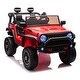 preview thumbnail 67 of 98, Kids Electric Truck with Trailer, 24V Battery, Bluetooth, MP3, Four-Wheel Suspension, for Off-Road Adventures