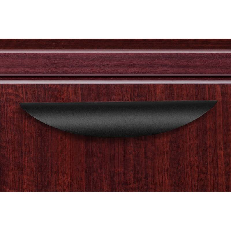 Legacy 66" Single Full Pedestal L-Desk with 47" Return