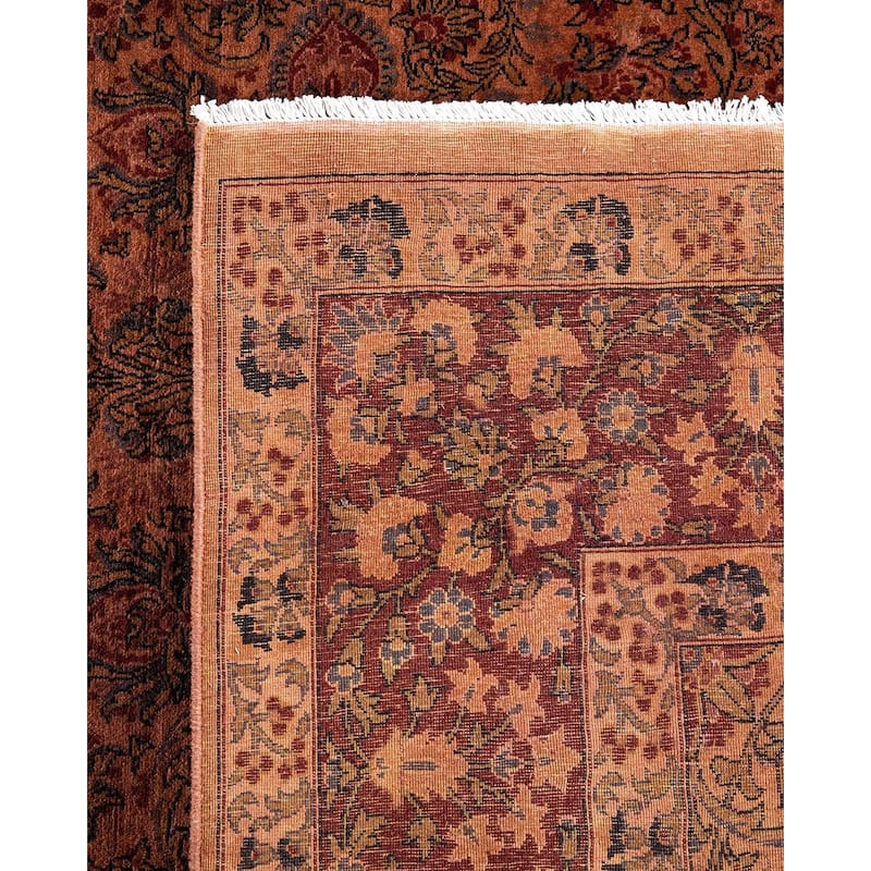 Overdyed, One-of-a-Kind Hand-Knotted Area Rug - Pink - 7' 10" x 10' 5"