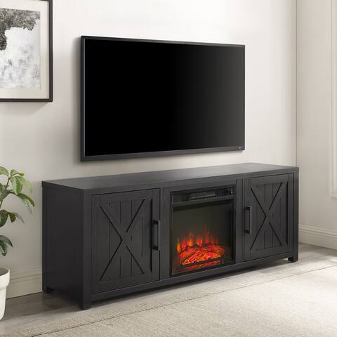 Gordon 58" Low Profile Tv Stand W/Fireplace