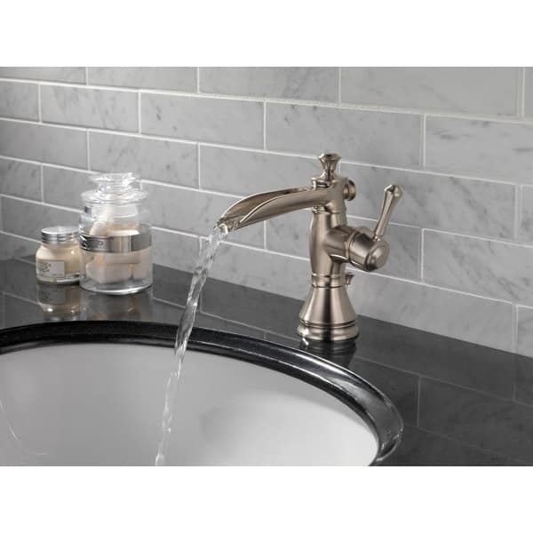 Shop Delta 598lf Mpu Cassidy Single Hole Waterfall Bathroom Faucet