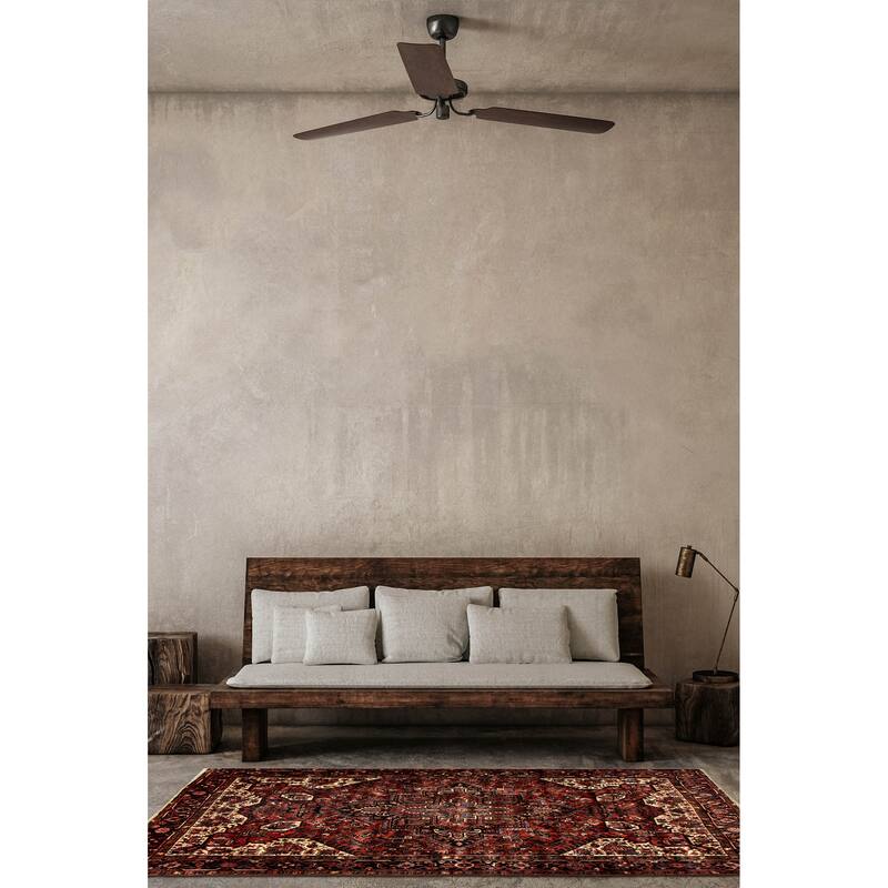 ECARPETGALLERY Hand-knotted Sarabi Red Wool Rug - 7'8 x 10'8