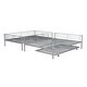 preview thumbnail 29 of 46, Industrial Modern Full XL over Queen Metal Bunk Bed with Trundle, Save Space or Split Into 2 Beds, Crafted For Safety, Black